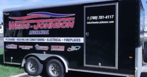 fleet decal vehicle wrap for trailer by Landon graphics and signs