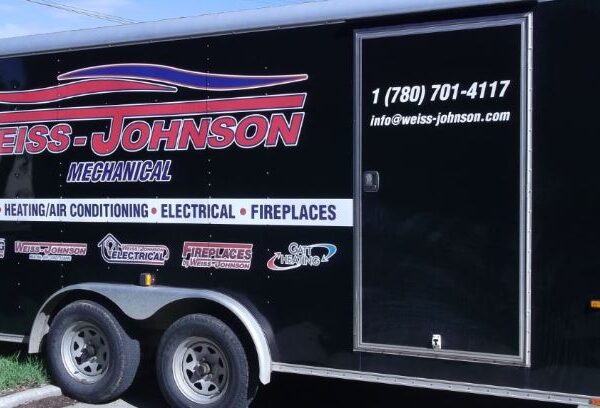 fleet decal for trailer by landon graphics and signs