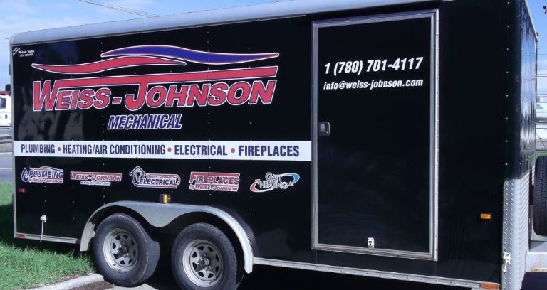 fleet decal for trailer by landon graphics and signs