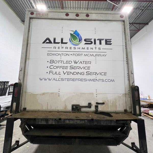 Commercial Fleet decals done by Landon Graphics and Signs Edmonton