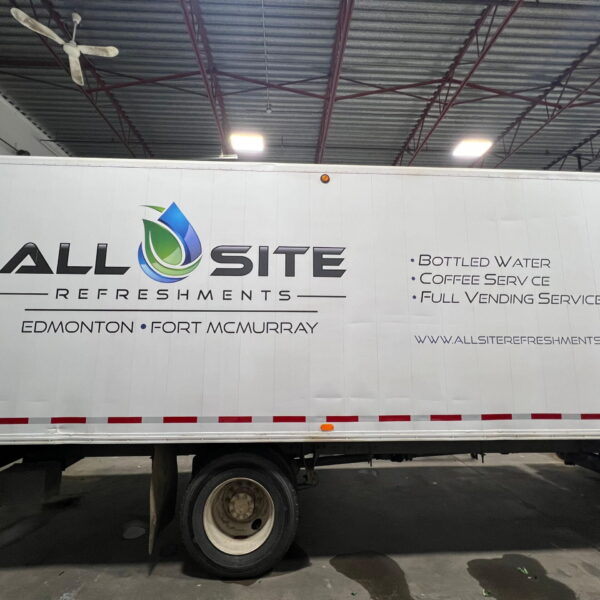 Commercial Fleet decals done by Landon Graphics and Signs Edmonton